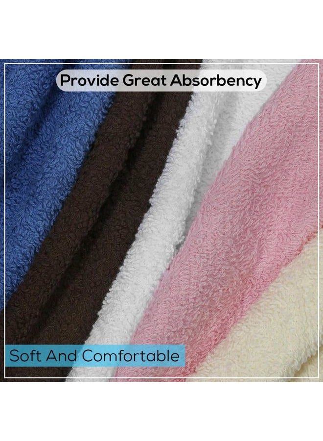 Simpli-Magic 79264 Cotton Washcloths, Size: 12”x12”, Multi Color, 50 Pack - Image 3