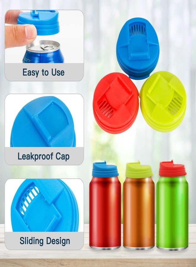 ZOCONE 6 PCS Soda Can Lids Can Covers, Bottle Caps, Spill-proof Soda Pop Tops for Beverage, Beer, Juice, BPA-free Reusable Fizz Lids, Picnic Accessories Beach Party Gadgets Kitchen Supplies - Image 4