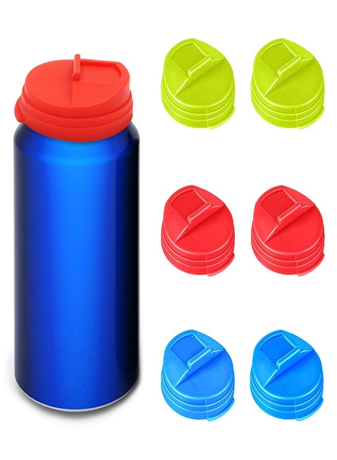 ZOCONE 6 PCS Soda Can Lids Can Covers, Bottle Caps, Spill-proof Soda Pop Tops for Beverage, Beer, Juice, BPA-free Reusable Fizz Lids, Picnic Accessories Beach Party Gadgets Kitchen Supplies - Image 1