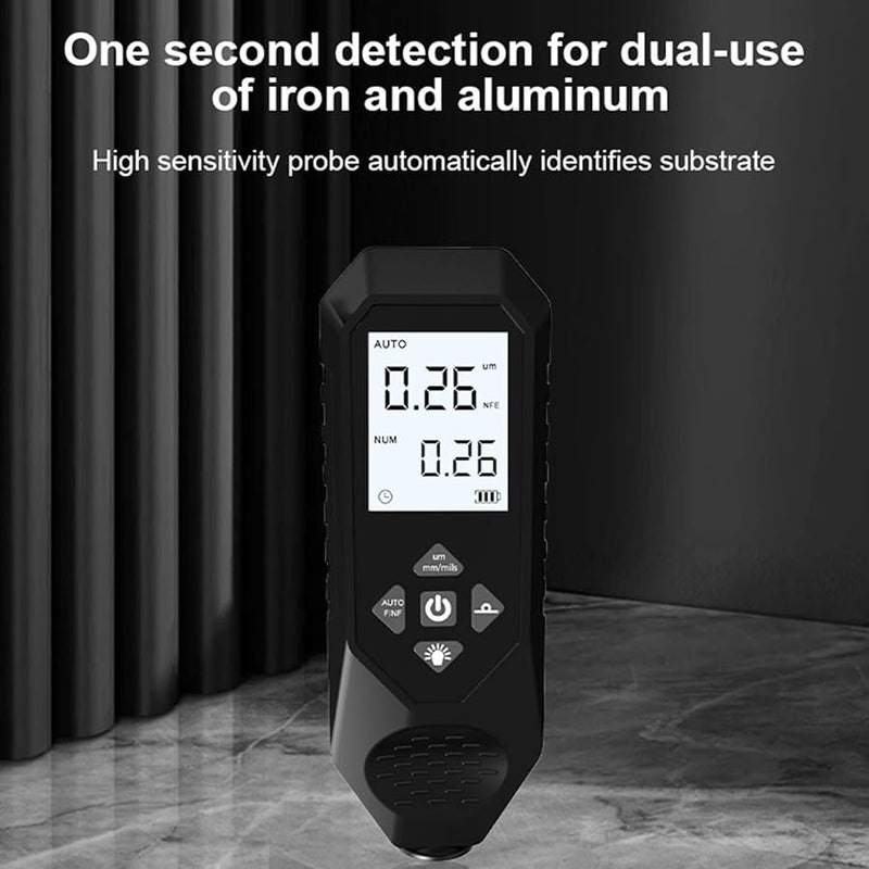 Digital Coating Thickness Gauge with Backlit LCD Unit Conversion for Car Paint - Image 4