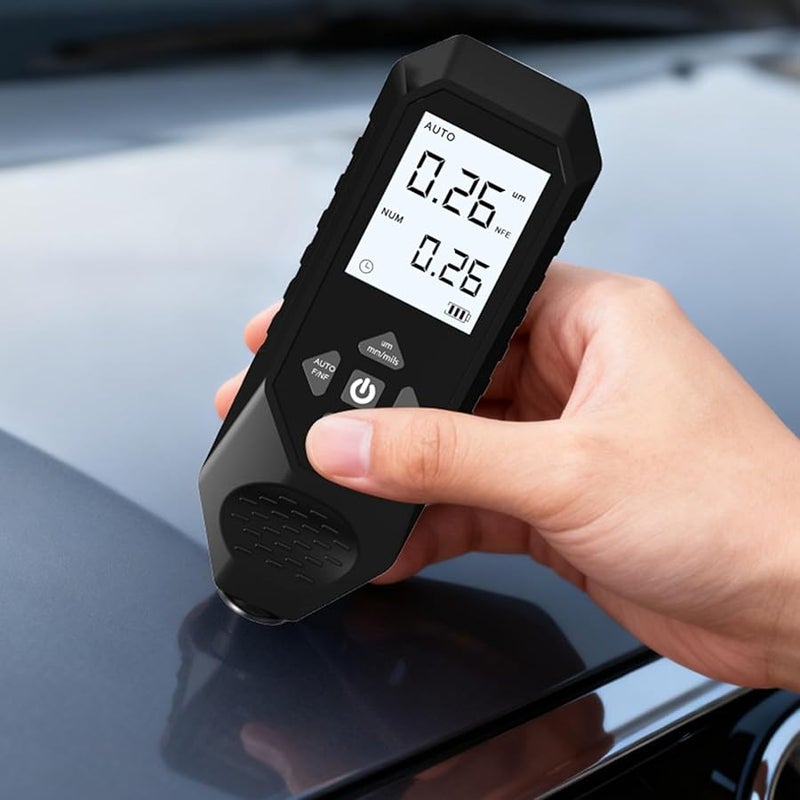 Digital Coating Thickness Gauge with Backlit LCD Unit Conversion for Car Paint - Image 3