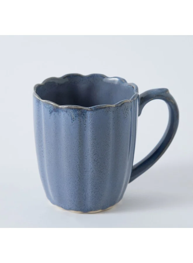 Home Box Donna Stripe Flower Cut Mug 390 ml
