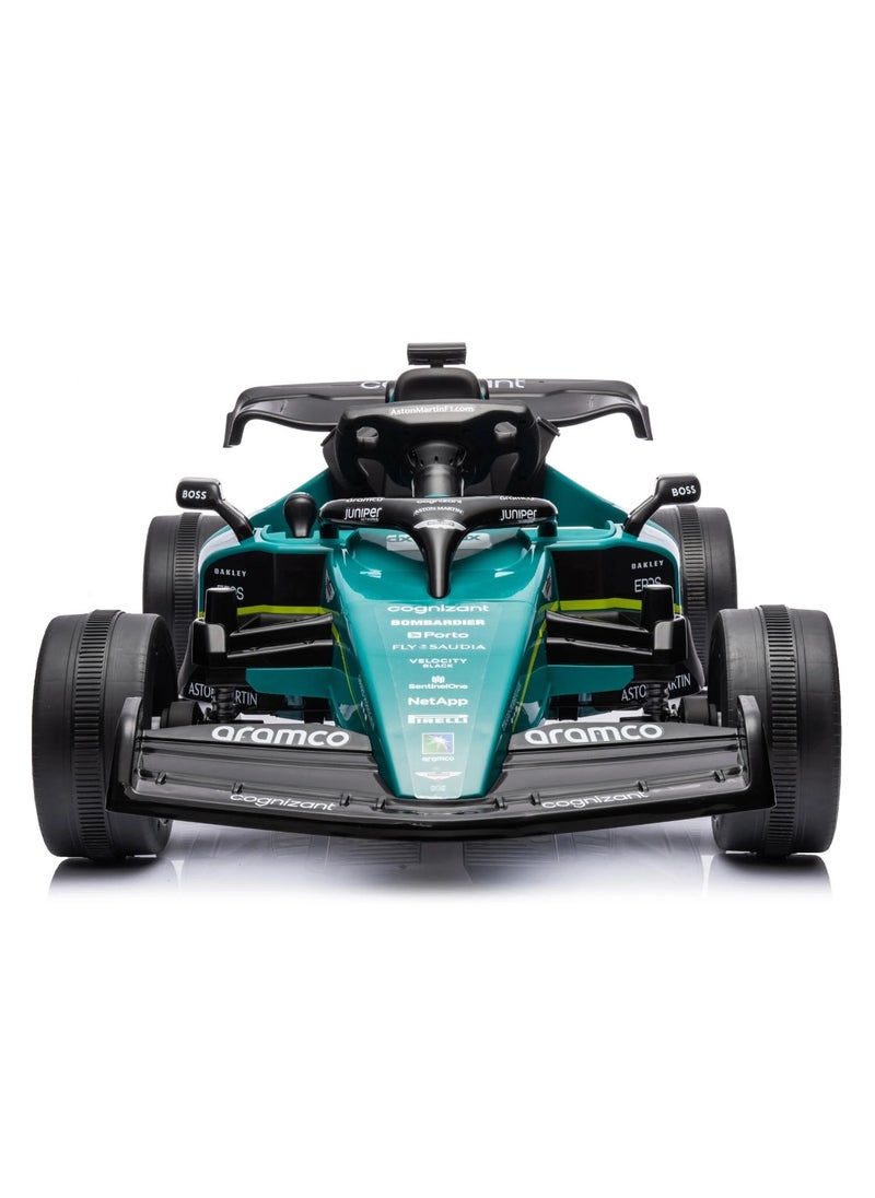 Aston Martin Aston Martin Go Kart Rideon Car - Green  - Image 2