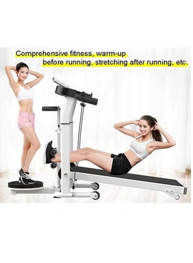 keke 3 in 1 Folding Treadmill 150KG Load Capacity Ultra Quiet Home Fitness Equipment with Running Twisting and Sit Up Functions - Image 3