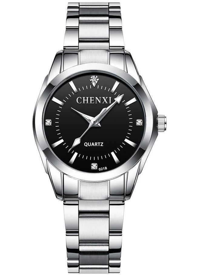 Chenxi - Women's Classic Wrist Watch  Silver/Black - Image 1