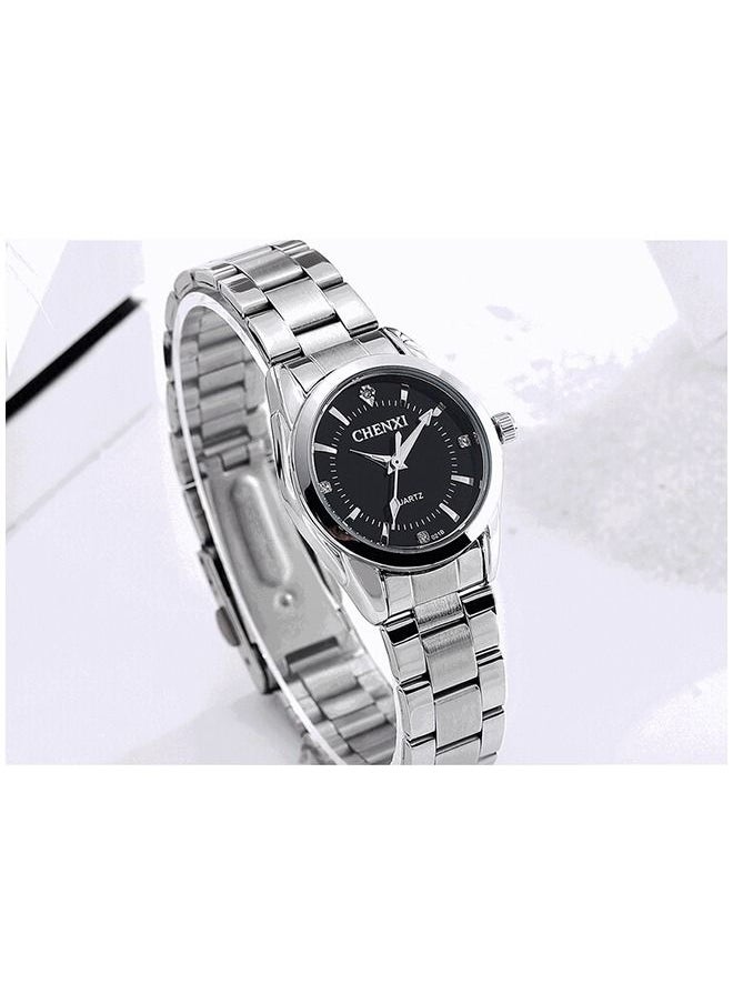 Chenxi - Women's Classic Wrist Watch  Silver/Black - Image 1