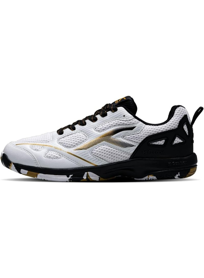 Hundred Raze Pro Badminton Shoes (Non Marking) | Also Indoor Sports | Lightweight, Breathable & Durable | X-Cushion | Active Grip Sole | Extended Heel Lock - Image 1