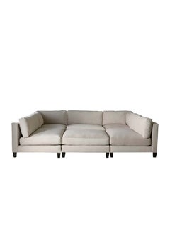 A to Z Furniture Chelsea Modular Sectional With Ottoman in Beige Color Modular Corner Sectional with Ottoman  - Image 2