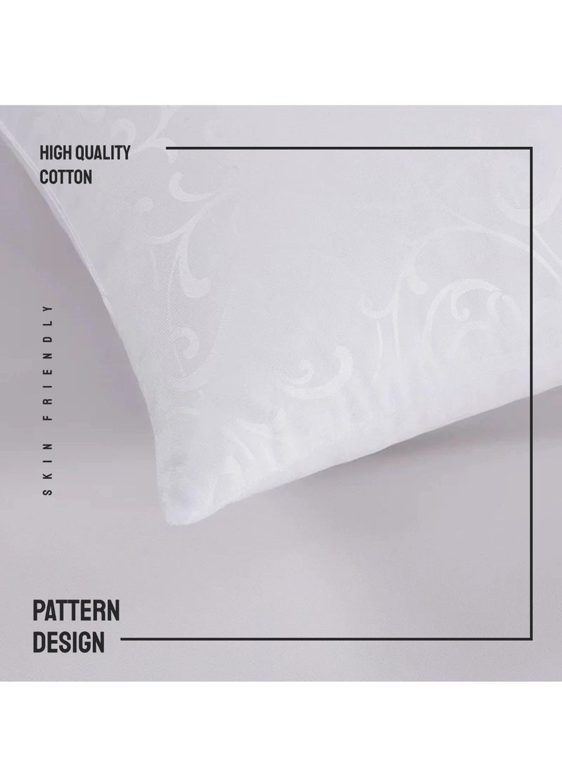 Breathable - Skin friendly - Fluffy - Long lasting -600g superfiber filled Puff pillow, 48*74cm, white.  - Image 4