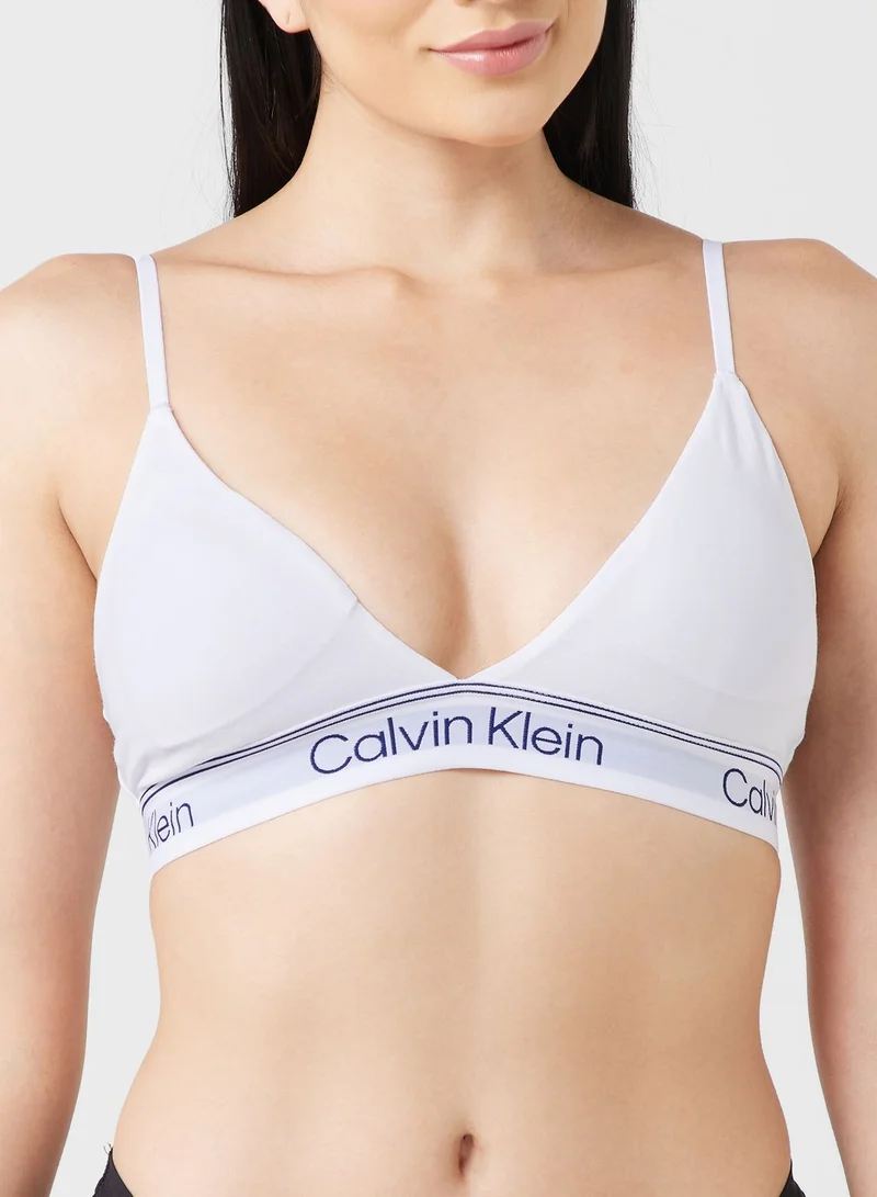 CALVIN KLEIN Logo Band Bikini Top