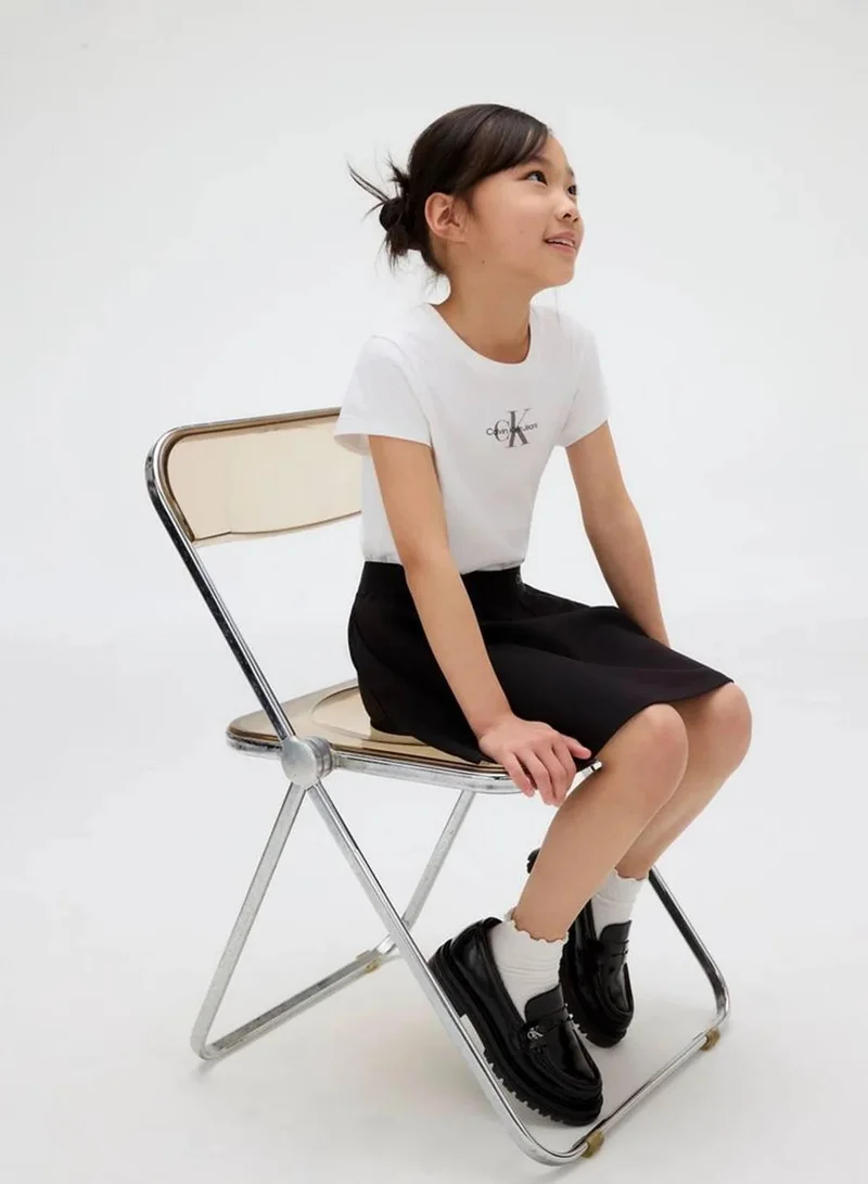 Calvin Klein Jeans Ck Black Flared Punto Milano Skirt for Women | Best Price UAE