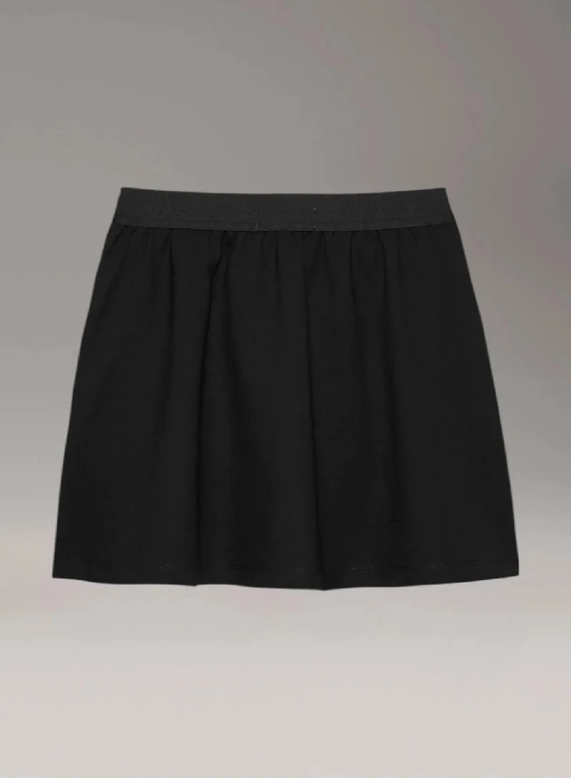 Calvin Klein Jeans Ck Black Flared Punto Milano Skirt for Women | Best Price UAE