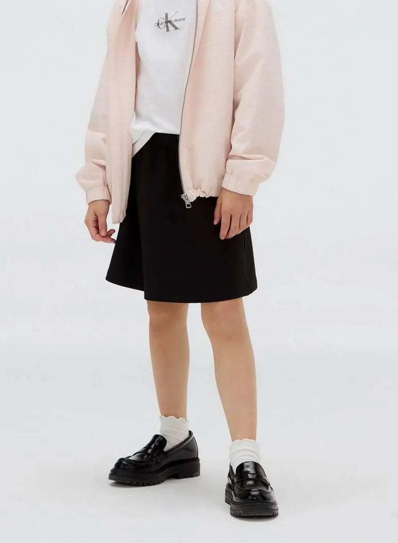 Calvin Klein Jeans Ck Black Flared Punto Milano Skirt for Women | Best Price UAE