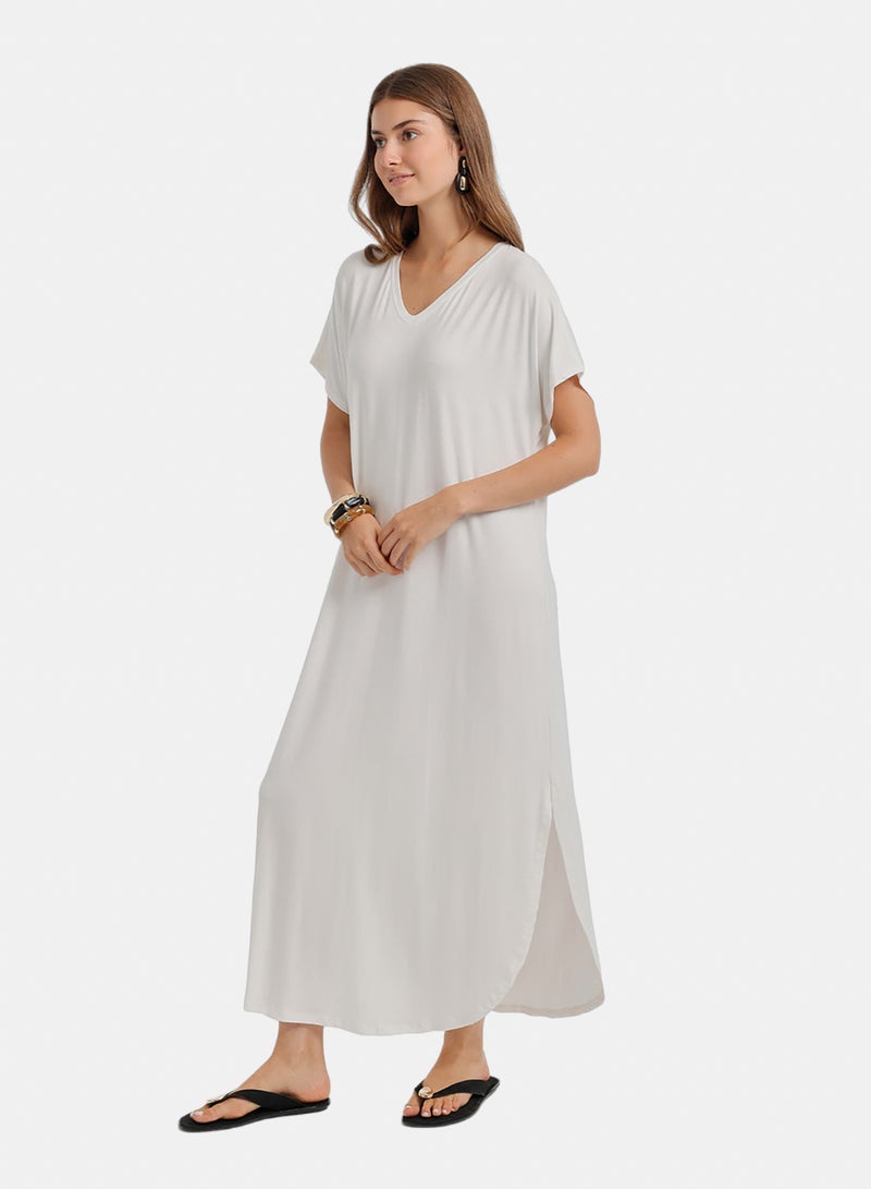 Carina Side-Slit Lounge Dress - Image 3