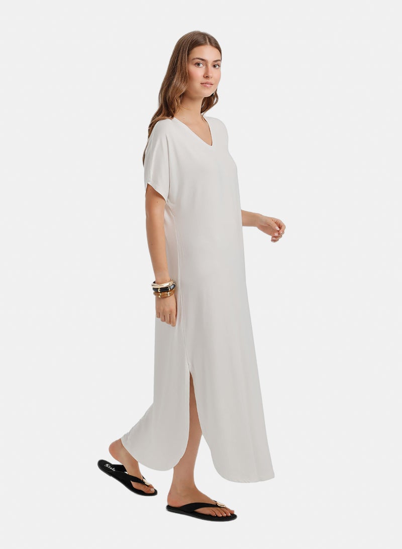 Carina Side-Slit Lounge Dress - Image 2