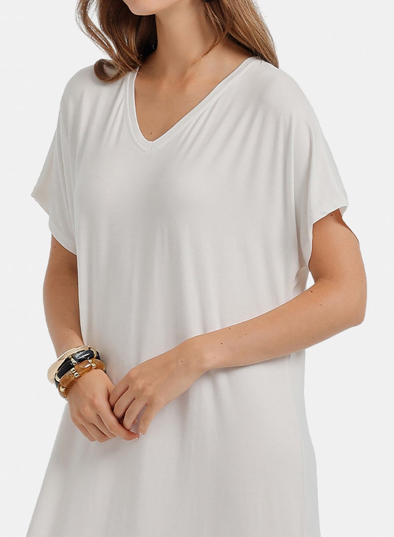 Carina Side-Slit Lounge Dress - Image 5