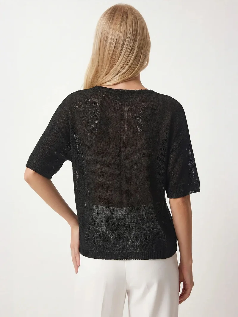 السعادة في إسطنبول ISTANBUL Women’s V-Neck Knit Top