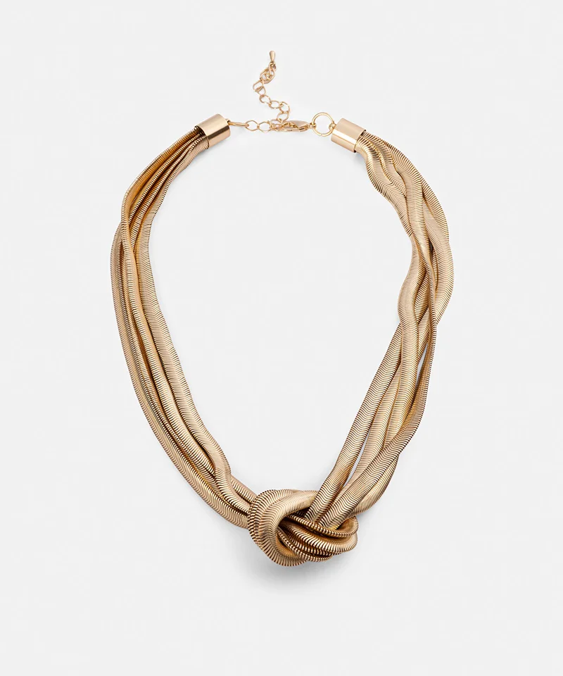 ابيكول Knotted Chain Necklace