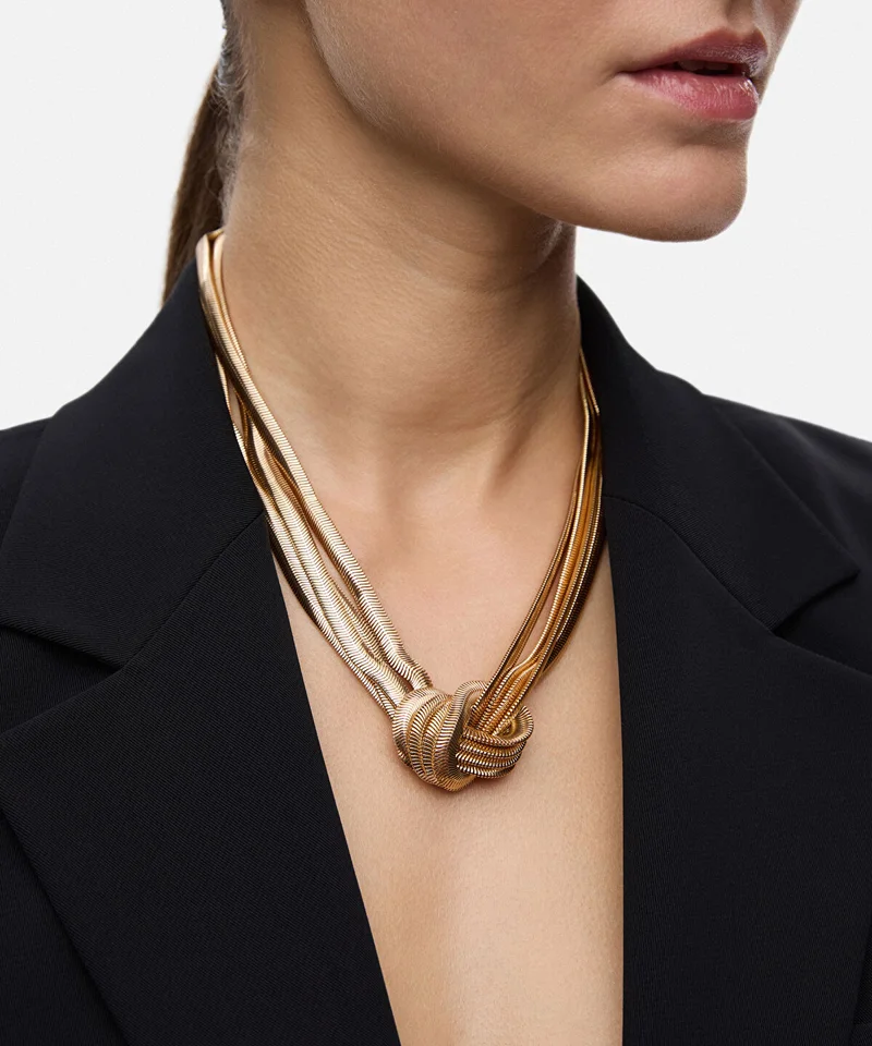 ابيكول Knotted Chain Necklace