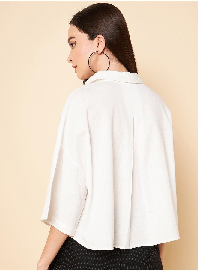 HIGH STAR - Women Offwhite Shirt - Image 1