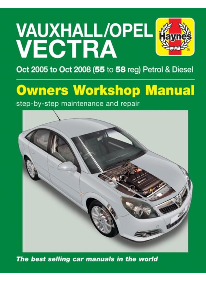 Vauxhall/Opel Vectra Petrol & Diesel (Oct 05 - Oct 08) Haynes Repair Manual 