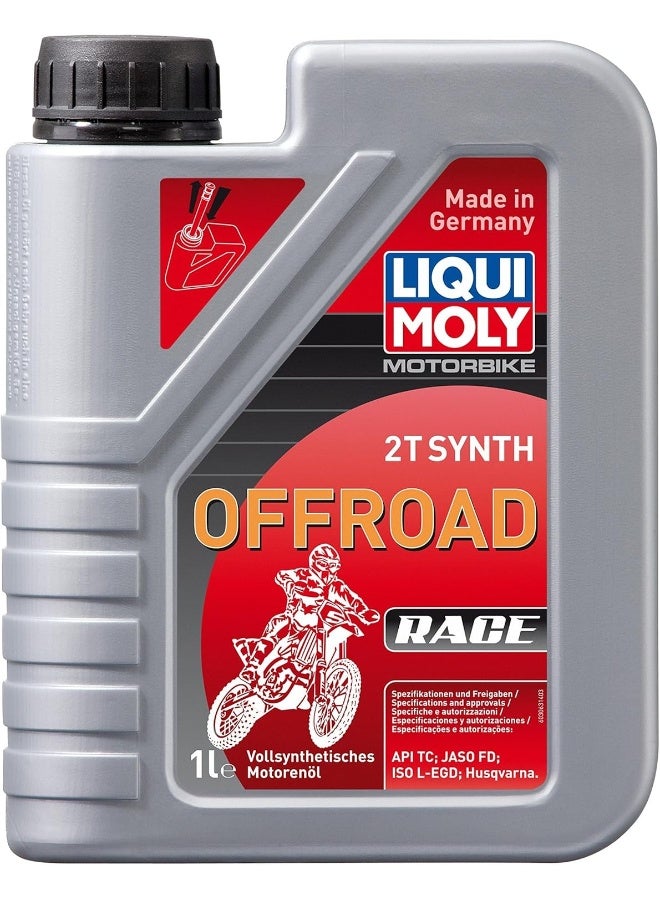 LIQUI MOLY Liqui Moly Motorbike 2T Synthetic Offroad Race Engine Oil 1 Liter