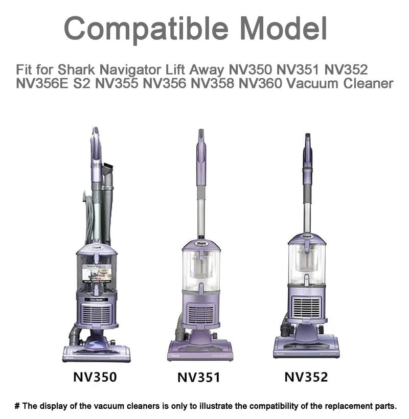 Detetap Replacement Parts Filters for Shark Navigator Lift Away NV350 NV351 NV352 NV356E S2 NV355 NV356 NV358 NV360 Vacuum Cleaner Replacement Filter belt Kits - Image 2