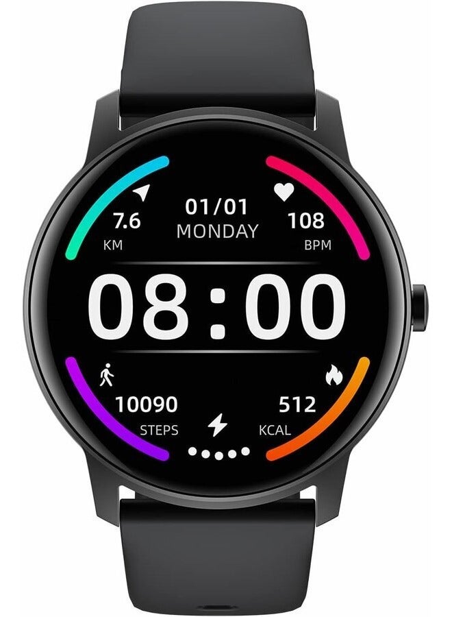 Lazor C1 Smartwatch, 1.28-inch HD Touch Screen with Health Monitor, SW31, Black - Image 1