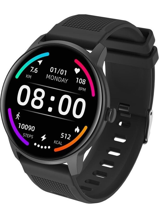 Lazor C1 Smartwatch, 1.28-inch HD Touch Screen with Health Monitor, SW31, Black - Image 2