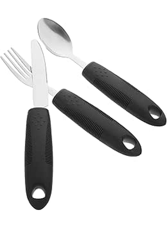 Vosarea Adaptive Tableware Set With Non-Slip Handle Travel Fork - Image 1