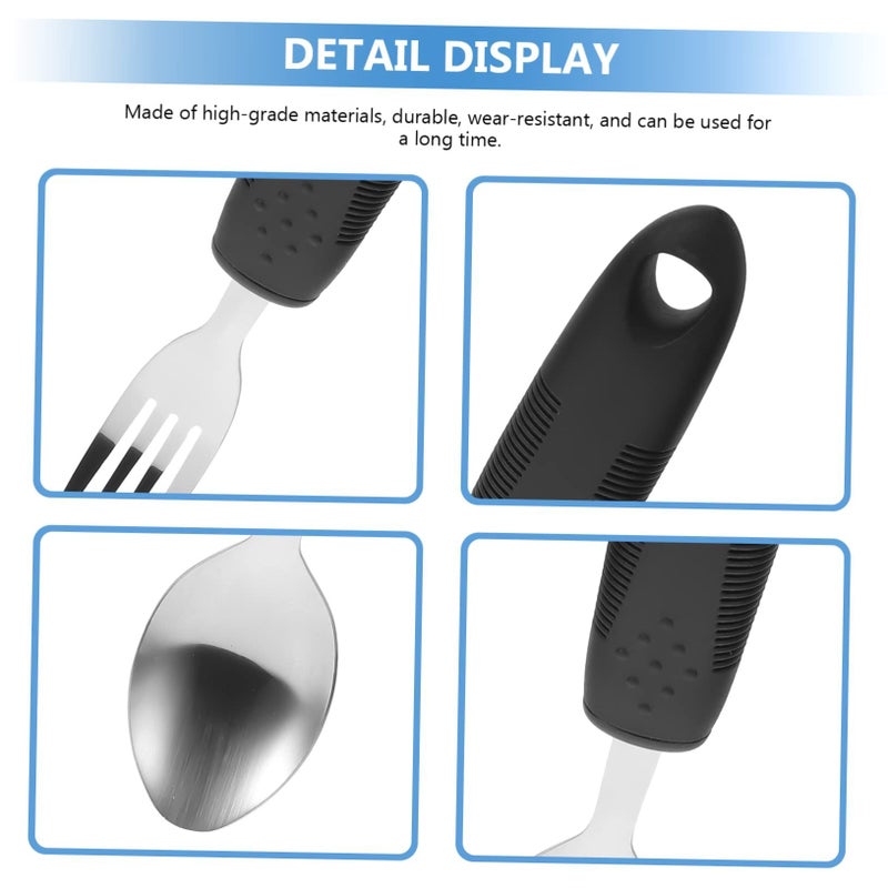 Vosarea Adaptive Tableware Set With Non-Slip Handle Travel Fork - Image 5