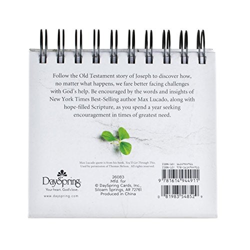 Dayspring داي سبرينغ - ماكس لوكادو - ستتجاوز هذا: الأمل والمساعدة لأوقاتك العصيبة - تقويم دائم ملهم من داي سبرينغ - (26083) - Image 2