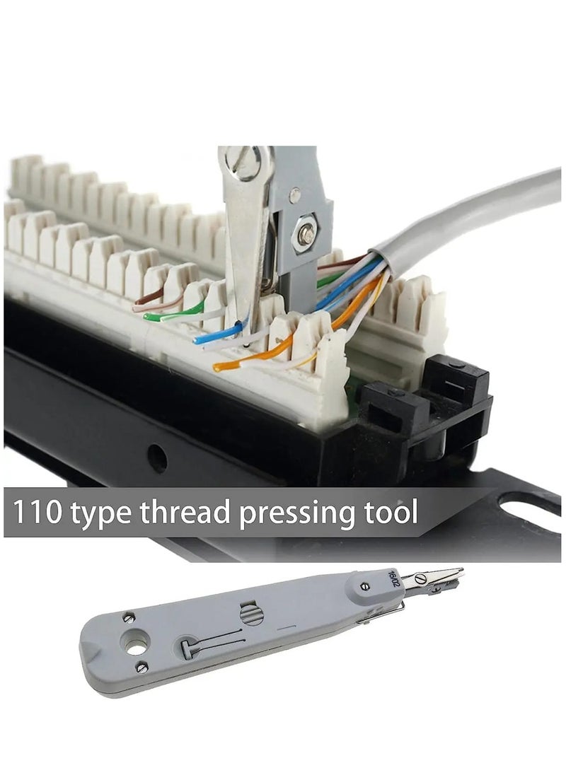 Impact and Punch down Tool Multifunctional for RJ45 RJ11 Cat5 Cat5E Cat6 Network Telecom Ph