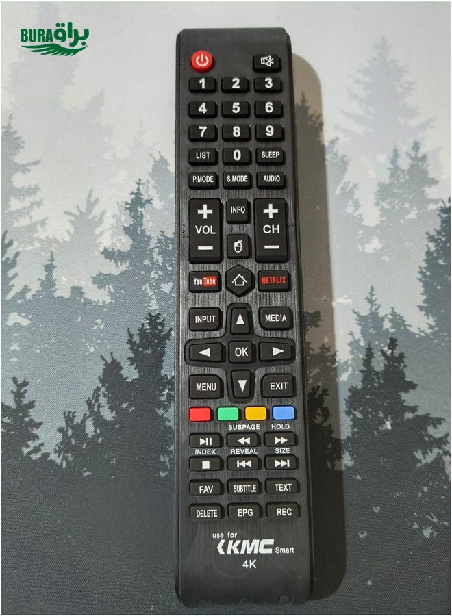 BURAQ Remote for Kmc Smart Tv - Image 2