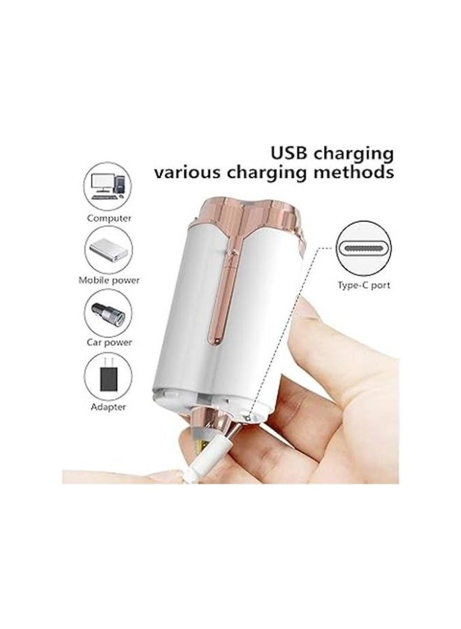 KEMI The Kemei 2-in-1 facial and eyebrow hair removal device is suitable for all skin types. It effectively removes unwanted facial hair and features an ergonomic design for easy access to sensitive areas. Its compact size and portability make it ideal for daily use. KM-151 - Image 4