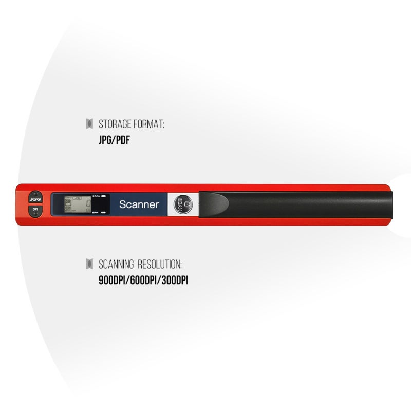 الماسح الضوئي USB للمستندات بحجم A4 بتصميم مضغوط وخفيف الوزن - ماسح ضوئي للمستندات بدقة عالية - إيقاف التشغيل التلقائي ماسح ضوئي محمول لنظامي ويندوز وماك - Image 4