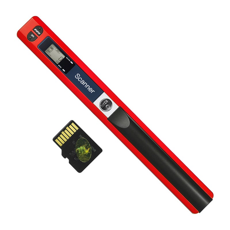 الماسح الضوئي USB للمستندات بحجم A4 بتصميم مضغوط وخفيف الوزن - ماسح ضوئي للمستندات بدقة عالية - إيقاف التشغيل التلقائي ماسح ضوئي محمول لنظامي ويندوز وماك - Image 1