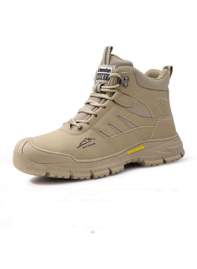 NIBEMINENT Men's Safety Shoes Steel Toe Boots Anti Smashing Anti Piercing Waterproof - Image 1