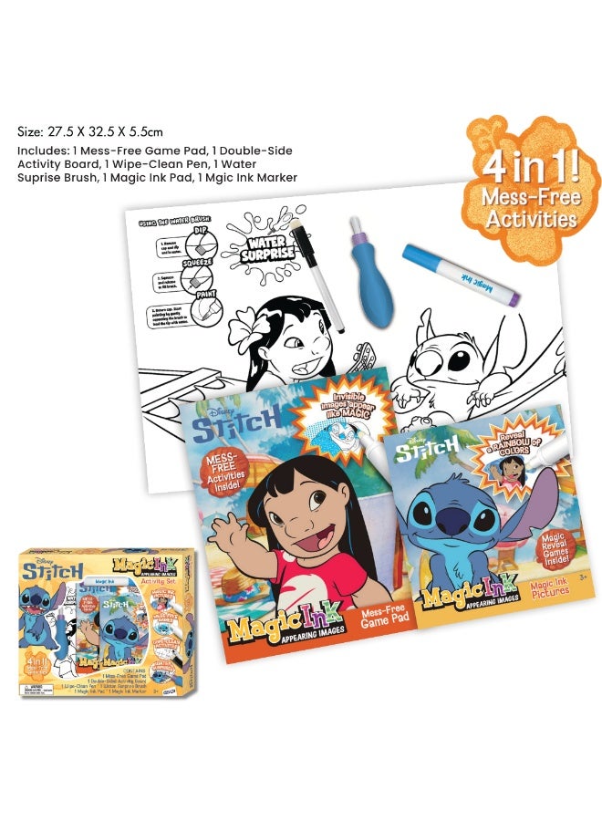 Disney Stitch Mess Free 4 in 1 Activity Kit  | Magic Ink Pictures | Educational & Learning Set |Ideal For Gifting | Age 3+ - Image 3