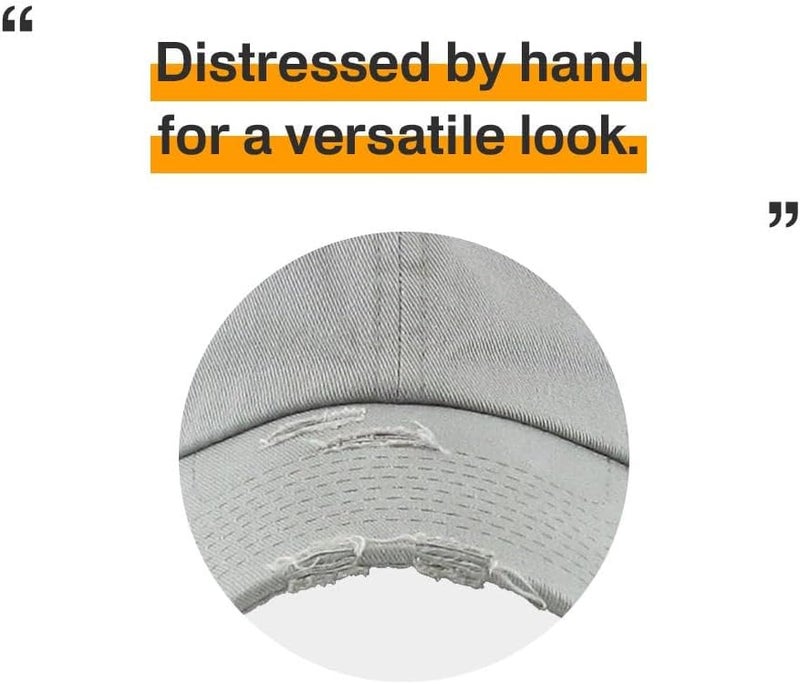KBETHOS Vintage Washed Distressed Cotton Dad Hat Baseball Cap Adjustable Polo Trucker Unisex Style Headwear - Image 5