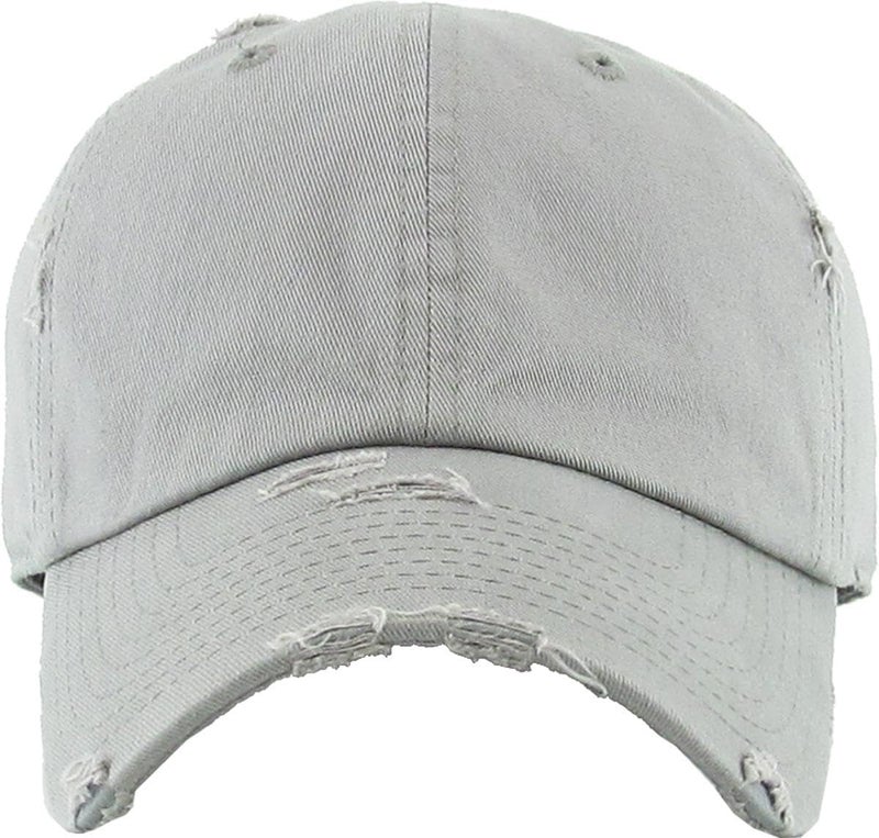 KBETHOS Vintage Washed Distressed Cotton Dad Hat Baseball Cap Adjustable Polo Trucker Unisex Style Headwear - Image 2