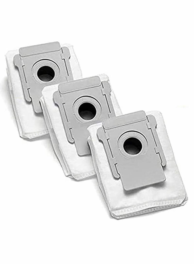 KASTWAVE 3 عبوات من ملحقات الكنس، حقيبة غبار، متوافقة مع IRobot Roomba i6 i3 E5 E6 S9، ملحقات الروبوت الكنس، قاعدة تنظيف بالمكنسة الكهربائية، أكياس التخلص التلقائي من الأوساخ، حقيبة مكنسة كهربائية - Image 1