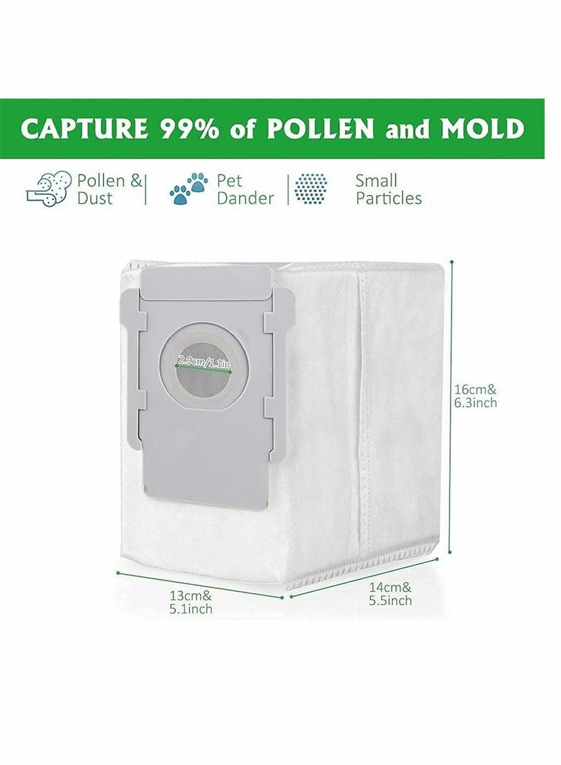 KASTWAVE 3 عبوات من ملحقات الكنس، حقيبة غبار، متوافقة مع IRobot Roomba i6 i3 E5 E6 S9، ملحقات الروبوت الكنس، قاعدة تنظيف بالمكنسة الكهربائية، أكياس التخلص التلقائي من الأوساخ، حقيبة مكنسة كهربائية - Image 4