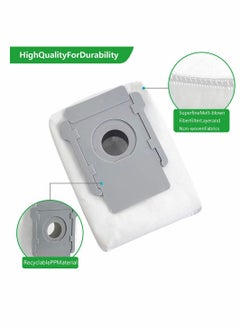 KASTWAVE 3 Pack Sweeping Accessories Dust Bag, Compatible for IRobot Roomba i6 i3 E5 E6 S9 Sweeping Robot Accessories, Vacuum Clean Base Automatic Dirt Disposal Bags, Vacuum Bag  - Image 3