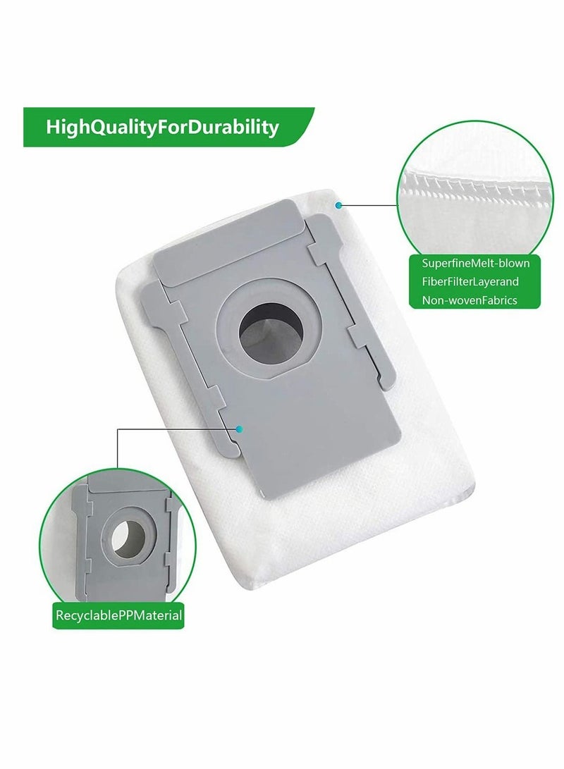 KASTWAVE 3 عبوات من ملحقات الكنس، حقيبة غبار، متوافقة مع IRobot Roomba i6 i3 E5 E6 S9، ملحقات الروبوت الكنس، قاعدة تنظيف بالمكنسة الكهربائية، أكياس التخلص التلقائي من الأوساخ، حقيبة مكنسة كهربائية - Image 3