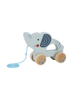 TOOKY TOY Wooden Pull Along Elephant 