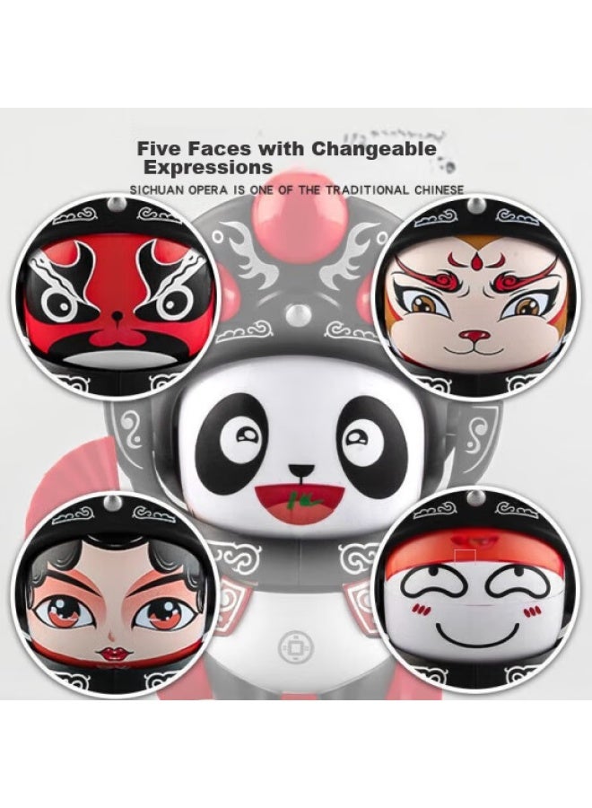 Babamama Dad Mom Face-changing Doll, Sichuan Opera Face-changing Puppet, Children's Toy, National Treasure Face Painting, Sichuan Tourism Gift, Foreigner Stress Relief Toy - Image 4