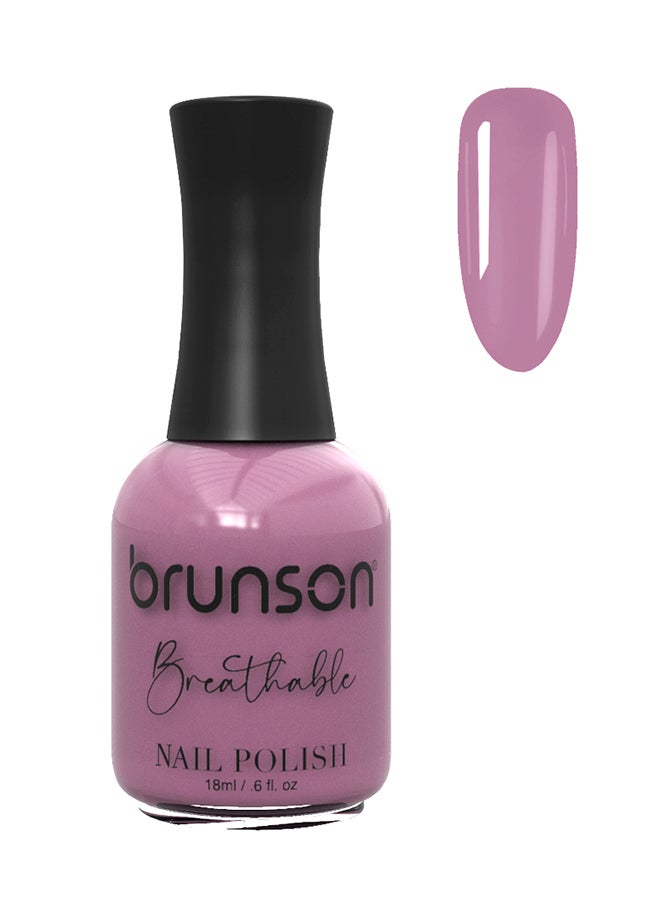 brunson Breathable Nail Polish Halal nail polish Wudu friendly Quick-Dry Vegan long lasting but easy peel off   18ml BH130