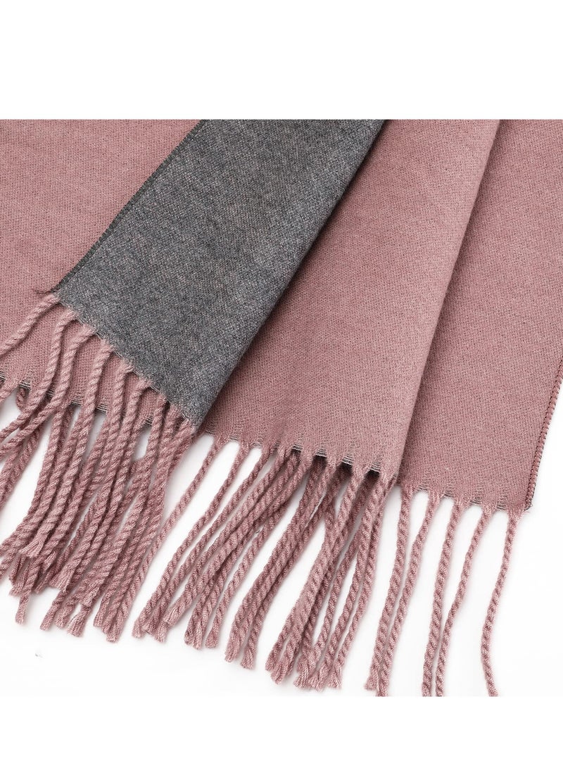 SYOSI Cashmere Feel Scarfs for Women, Pashmina Shawl Wraps with Tassel, Winter Warm Large Blanket Scarf for Outdoor, Travel - Image 2