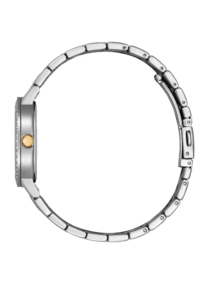 CITIZEN Women's Analog Round Shape Stainless Steel Wrist Watch EL3106-59L - 31 Mm